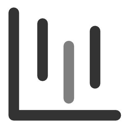 Download free grey spreadsheet diagram icon